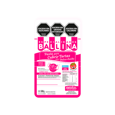 Pasta ballina color fucsia