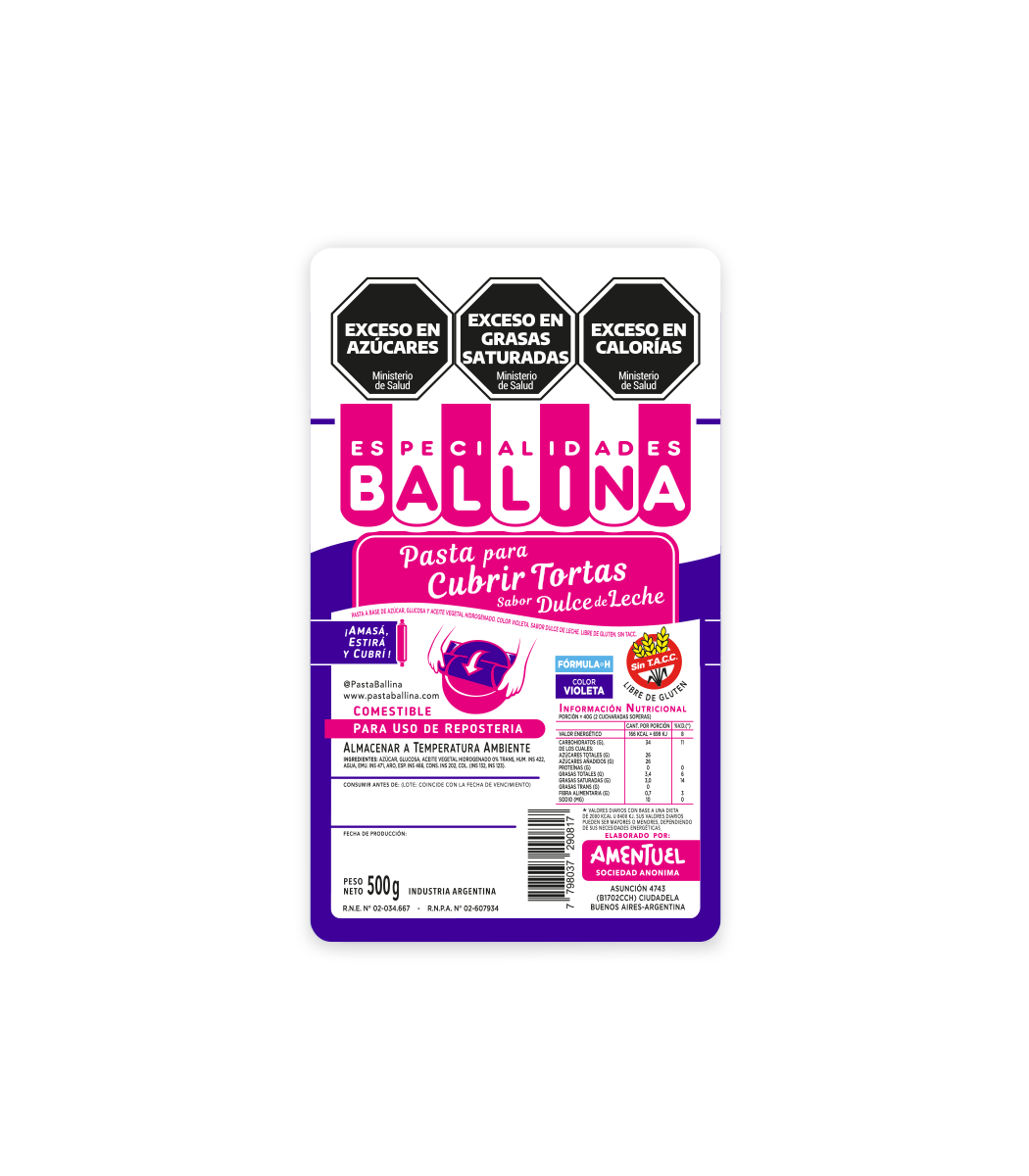 Pasta Ballina Violeta